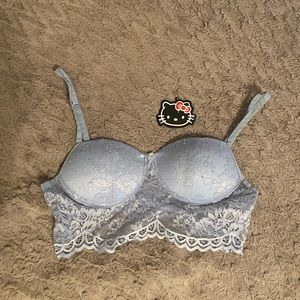 Baby Blue Lace Bra top, Size M Super cute and comfy